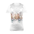 thumbnail image 4 of Blczomt Lightweight Summer Tops for Women 2026 Trendy Shirt Cute Short Sleeve Women's Blouse,XXL, 4 of 5