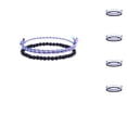 thumbnail image 1 of Qarigey 2 piezas de trenzada, tobilleras, conjunto tejido, estilo de cadena de pierna, cuerda ajustable hecha a mano, tipo de amistad tipo 1 10piezas, 1 of 6