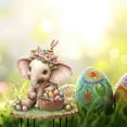 thumbnail image 7 of Bunny Decor Yard Decorations Outdoor Set of 1, Bunny Decorations for Home Garden Outdoor Statues, Easter Rabbit Figurines mom Gifts, 7 of 7