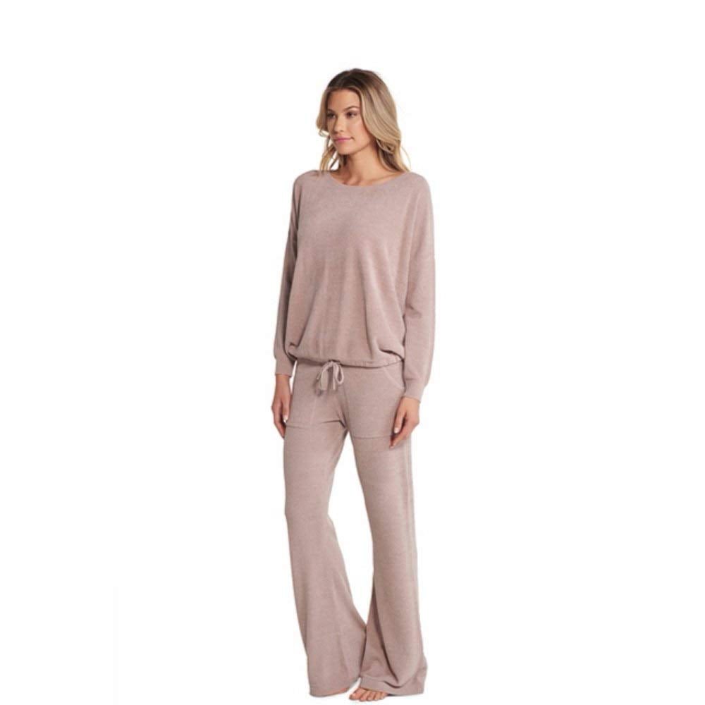 Barefoot Dreams CozyChic Ultra Lite Slouchy Pullover For Women, Ultra Soft  Long Sleeve, Crew Neck Pullover, Faded Rose, Medium - Walmart.com