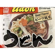 Myojo Japanese Udon Noodles with Soup Base Beef Flavor, 7.22 oz