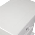 thumbnail image 6 of Pemberly Row Contemporary Eggshell White 2-Drawer Wood Nightstand, 6 of 9