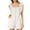 White rompers for women, variant on Women's Romper Square Neck Sleeveless Ruffled Jumpsuit Summer Dressy Casual Zipper Overalls Beach Vacation Shorts Jumpsuit White,M