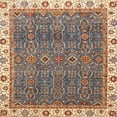 thumbnail image 1 of Ahgly Company Indoor Square Abstract Brown Oriental Area Rugs, 6' Square, 1 of 6