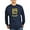 Navy, variant on CafePress - Pi Alpha Phi Colored Crest Long Sleeve T Shirt - Long Sleeve Dark T-Shirt