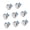 High face, variant on 8Pcs 16mm Waterproof Car Metal Push Button Horn Momentary Switches Round Button Switches Replacement Horn Switches