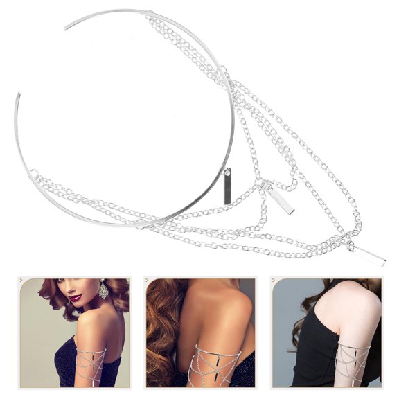 UPOUART Minimalist Arm Bangle Bracelet for Women, Stylish Single Piece Arm Jewelry Accessory