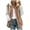 Khaki, variant on Oalirro Women's Fleece Jacket Style Towel Embroidery Cotton Spliced Lamb Hooded Coat Zip