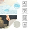 thumbnail image 3 of Yayeee Bath Rug for Bathroom Floor Non Slip Contour Fluffy Soft Absorbent Mat, 20"x24", Sitting on The Moon, 3 of 7