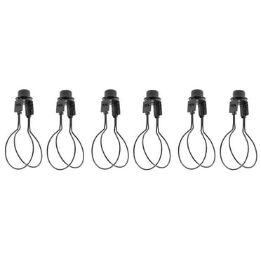 3pcs Lamp Harp Wrought Iron Lamp Shade Holder Clip On Lampshade Adapter Replacement