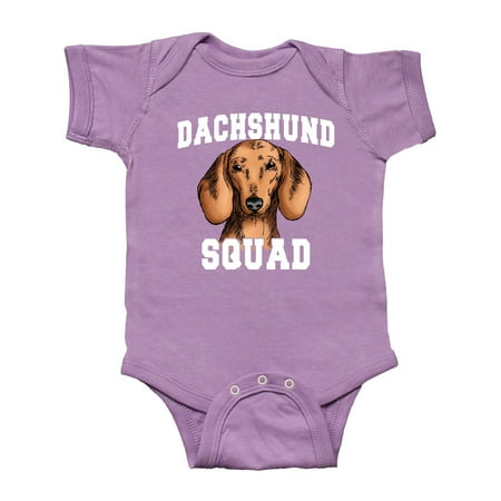 

Inktastic Dog Dachshund Squad Gift Baby Boy or Baby Girl Bodysuit