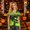 Green #048, variant on Halloween Scrub Tops for Women Bat Witch Hat Graphic Short Sleeve Casual Holiday Scrubs Top Castle Print V-Neck Funny Medical Scrub Shirts with Pockets S