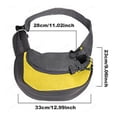 thumbnail image 3 of Dog Sling Small Dog Hand Breathable Mesh Traveling Cat Backpack Travel Sling Bag for Small Dogs Cats, 3 of 5