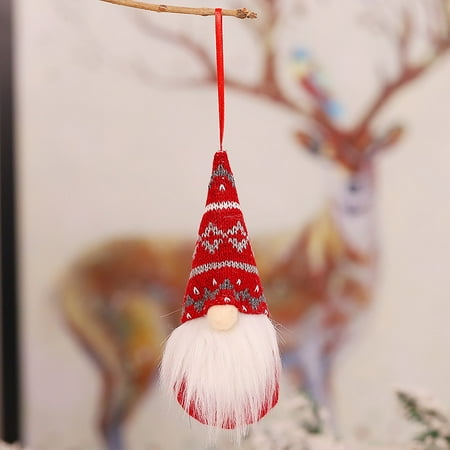 

ZTTD Christmas ball hat baby pendant creative old man Rudolph doll A