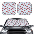 thumbnail image 2 of Sikiie Watermelon Print Foldable Car Windshield Sun Visor, Car Window Sunshade Suitable for Sedan, SUV and Truck Car Accessories-Small, 2 of 6