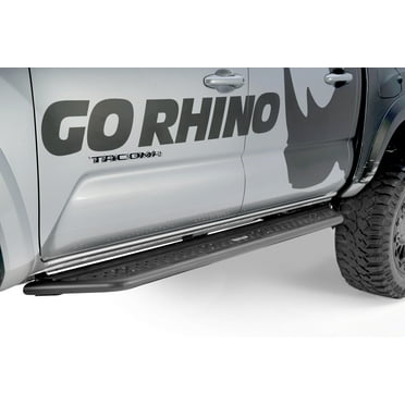 Go Rhino D64429T Dominator Xtreme D6 Side Steps with Rocker Panel Mounting Kit - Double Cab Only For Toyota 05-23 Tacoma (Crew Cab Pickup)