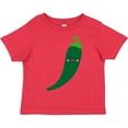 thumbnail image 3 of Inktastic Green Chili Pepper Kawaii Boys or Girls Toddler T-Shirt, 3 of 5