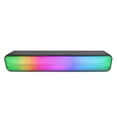 thumbnail image 3 of Barra DE sonido Getttech GUS-MSRBT-01 Inalambrica con microfono integrado altavoces RMS DE 3W iluminación RGB interfaces Bluetooth AUX 3.5mm USB 2.0 y tarjeta TF manos libres, 3 of 12