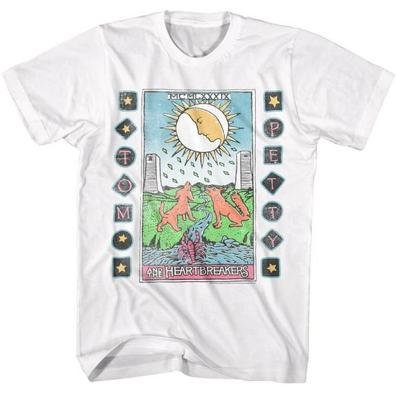 Tom Petty Tarot Card White T-Shirt