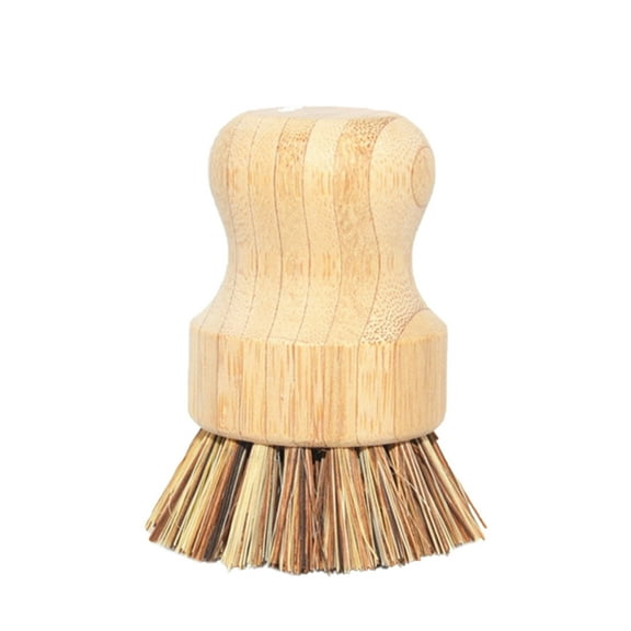 MRLESS Bamboo Wok Whisk Brush for Kitchen Cleaning