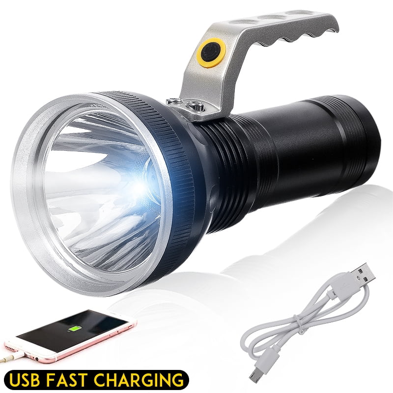 Super Bright 10000000LM LED  Torch Multi-function Portable USB Rechargeable 