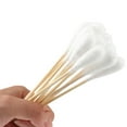 thumbnail image 1 of 100PCS Medical Grade Long Cotton Swabs for Gynecology - Disposable Extra Large Size 20cm High Absorbency Cotton Sticks, 1 of 7