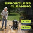 thumbnail image 3 of Sun Joe 14.9A Electric Pressure Washer with Accessory Kit, SPX3000-QW2, PWMA Certified, 3 of 10