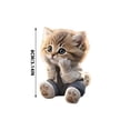 thumbnail image 3 of Cute Cat Car Diffuser Clip - 2D Flat Design with Aromatic Scent for Fresh Air Vent, 3 of 6