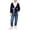 Blue, variant on Boys V Neck Knit Cardigan Striped Rib Trim Long Sleeve Button Down Sweater Lightweight Knit Jacket For Spring Autumn Layering Kids Boys Prepp𝗒 Sweater Vest Unifor𝗆