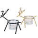 thumbnail image 1 of 2Pcs Deer Candle Holders Nordic Metal Aroma Rack Candlelight Dinner Ornaments Ashtray Bracket, 1 of 5