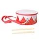thumbnail image 2 of Tambor de juguete para niños, tambor de mano, educativo, sensorial, con 2 baquetas, tambor de cintura para niños. Rojo, 2 of 9