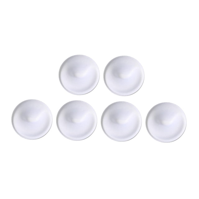 Almohadillas para sujetador, 3 pares, extraíbles, para realzar el pecho. blanco
