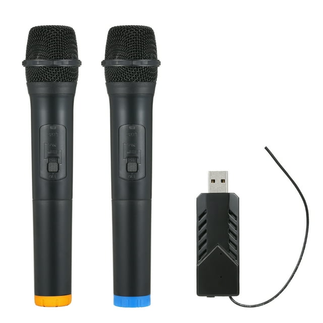 Amdohai Hand-held Wireless Microphone with USB Stick Receiver Anti-interference Digital Wireless Microphone System Outdoor