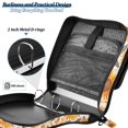 thumbnail image 4 of FORMRS Zipper Binder with Shoulder Strap 2-inch Ring 500 Sheet Capacity File Bag, Watercolor Sunflowers and Leaves, 4 of 5