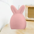 thumbnail image 6 of dajkiuy 1 Pieces Easter Candles - Easter Bunny Shaped Soy Candles - Spring Bunny Tealight Candles Home Decor Bunny Candle - Handmade Wax Candle for Bedroom Bathroom Party - Pink, 6 of 6