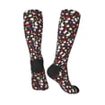 thumbnail image 5 of Lsque Rose Rabbit Printed Crew Socks Men's Women's LightWeight Thin Casual Calf Socks ,Knee High Socks,Cotton Socks, 5 of 9
