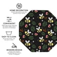 thumbnail image 3 of Yiaed Bees Print Leather Coasters for Drinks - Cup Coasters Coffee Table Kitchen Table Bar, Home & Office Gifts Handmade Drink Coasters-Octagon, 3 of 6
