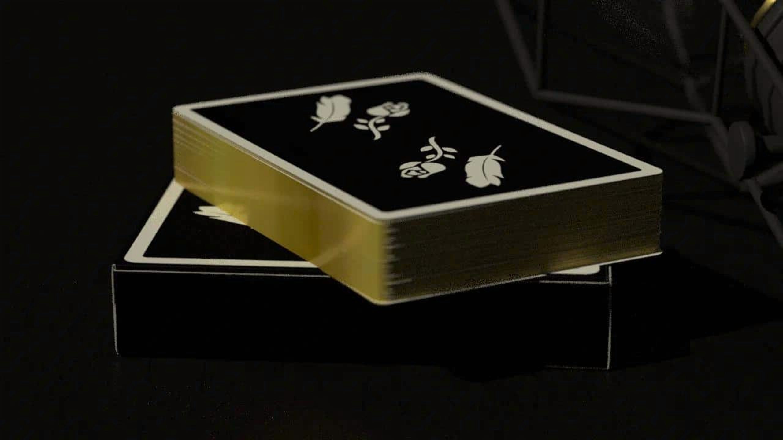 Gold Gilded Black Remedies Playing Cards by Madison x Schneider