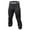 Black, variant on Men's Compression Quick Dry Tights Capri Pants Running Yoga Leggings