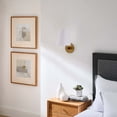 thumbnail image 2 of Sconce Wall Lamp Light Fixture, Gold White, Fabric, Living Kitchen Cafe Bistro Hospitality Restaurant, Modern Contemporary Boutique HB33875, 2 of 10