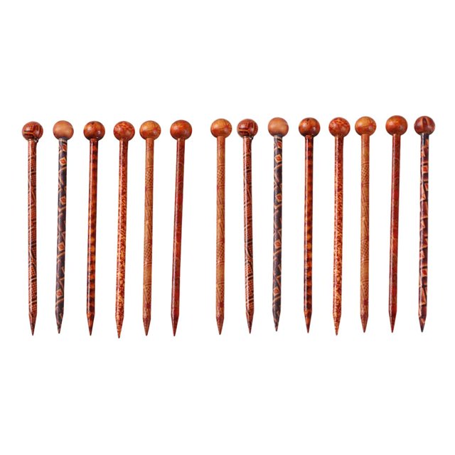 14x Palillos de cabellero Pin de Palillos para Bricolaje Joyería para El Cabello de Mujer
