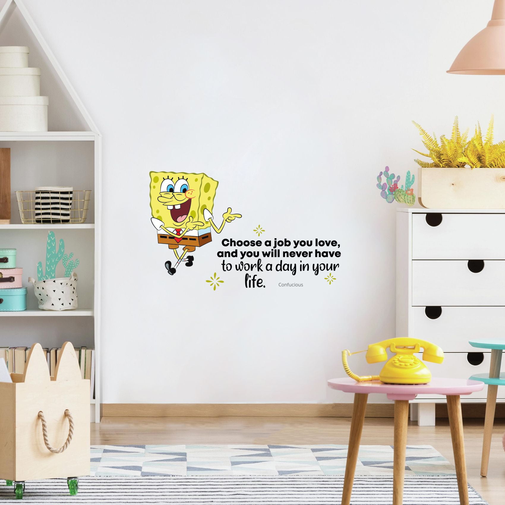 Patrick Star SpongeBob SquarePants Cartoon Room Wall Decor Sticker Decal 20"X25" 