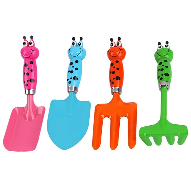 FRCOLOR Kids Beach Toy Set Kids Beach Toy Set with Safe Materials for Outdoor Fun Assorted Color 4pcs,8.46"X3.54"X1.18"