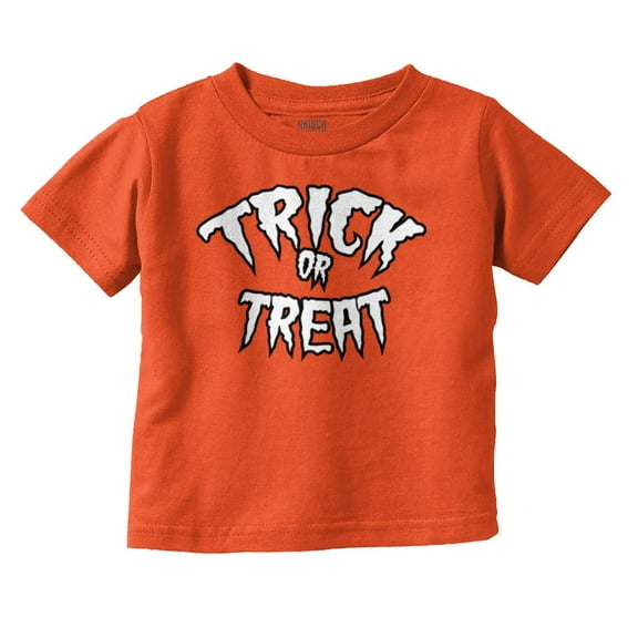 Classic Halloween Trick or Treat Toddler Boy Girl T Shirt Infant Toddler Brisco Brands 3T