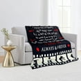 thumbnail image 3 of to My Dad Blanket Best Dad Ever Throw Blanket Birthday Gift for Dad Papa Blanket, Blanket from Son/Daughter, Super Soft Flannel Throw Blankets for Dad, 3 of 3