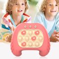 thumbnail image 4 of Juego Whac-A-Mole Mini juego de marmota con luz de sonido portátil para niños y niñas (rojo), 4 of 6