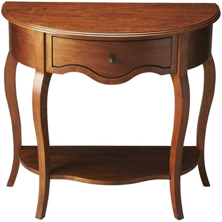 Butler Darien Antique Cherry Demilune Console Table Walmart Com
