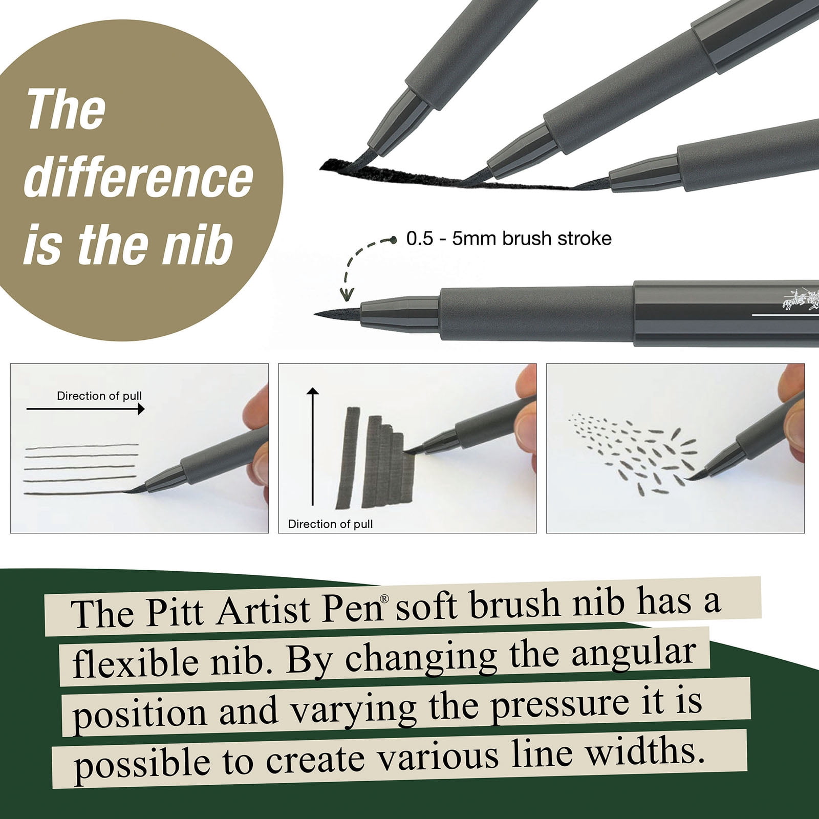 Faber-Castell PITT Artist Pen Soft Brush Set - 8 Piece