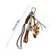 thumbnail image 2 of Llavero de hierro colgante | Adorno multicolor para colgar cuerdas • Set de accesorios monos • Plástico y hierro duraderos • Flexible, resistente a arañazos • Regalo para Acción de Gracias, Navidad, 2 of 6