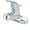 Polished Chrome, variant on Olympia Faucets L-6160-ORB Elite 1.2 GPM Centerset Bathroom Faucet - Bronze